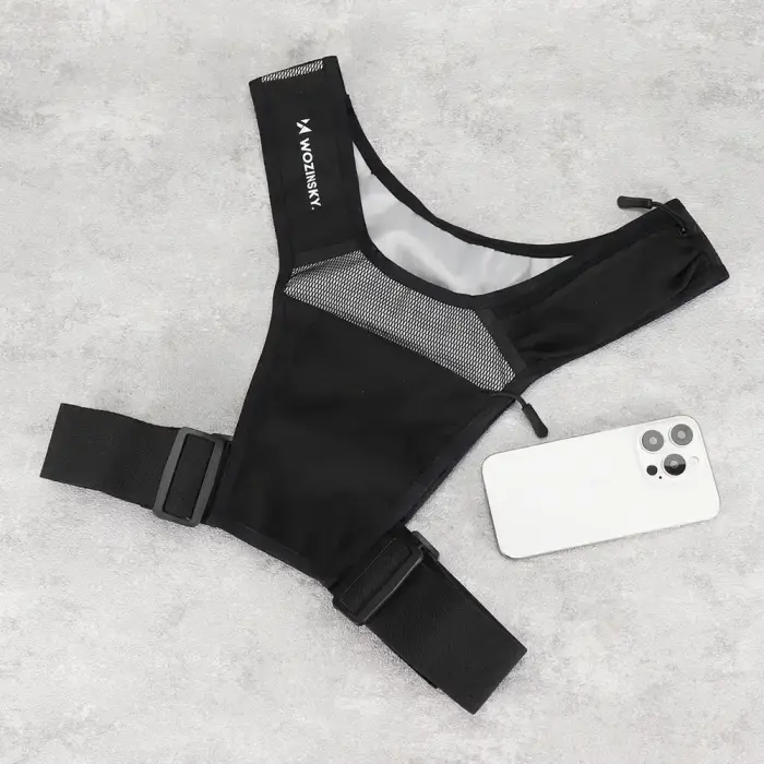 Wozinsky WKDB1 Reflective Running Vest - Black Photo