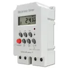 Qoltec Electronic timer PC0629 for DIN rail | LCD Фото num