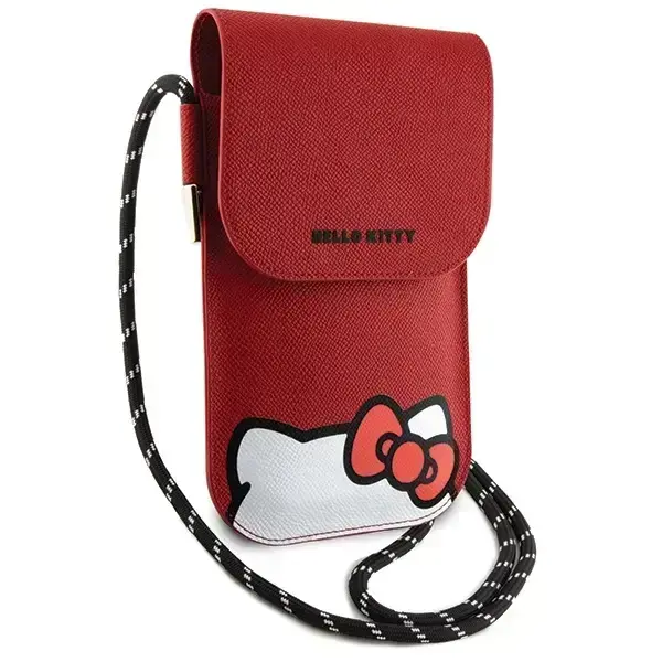 Hello Kitty Leather Hiding Kitty Cord bag - red Photo