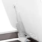 Łóżko stół leżanka kosmetyczna do masażu elektryczna 200 kg MONZA - biała Фото num