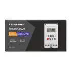 Qoltec Electronic timer PC0629 for DIN rail | LCD Фото num