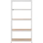 Regał magazynowy metalowy 5 półek 750 kg 100 x 60 x 200 cm szary Foto 5