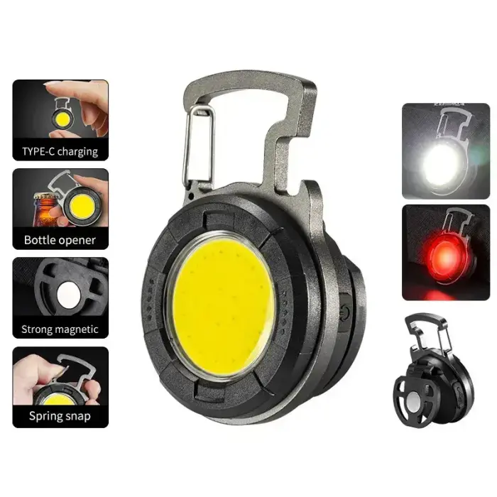 Mini flashlight LED keychain YT877 Type C Photo
