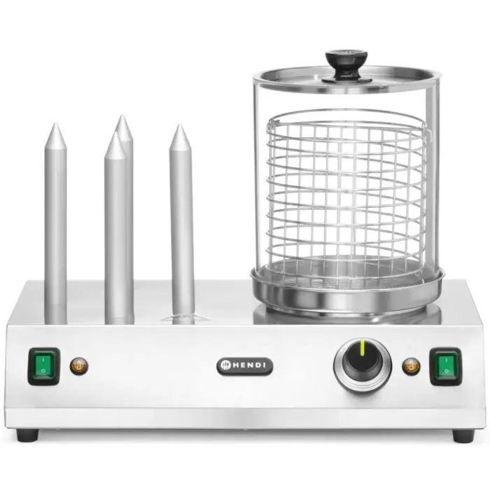 Podgrzewacz do hot-dogów bułek parówek 4 szpikulce 550 W Foto 2