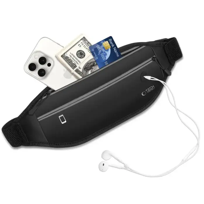 TECH-PROTECT M7 UNIVERSAL SPORT WAIST BAG BLACK Photo