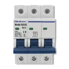 Qoltec Overcurrent Circuit Breaker B63| Fuse | AC | 63A | 3P Фото num
