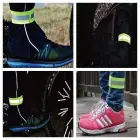 Reflective armband bicycle running velcro 4cm orange Photo