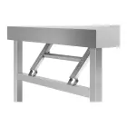 Składany stół roboczy ze stali nierdzewnej 120 x 60cm do 120kg Royal Catering RCAT-120K Фото num