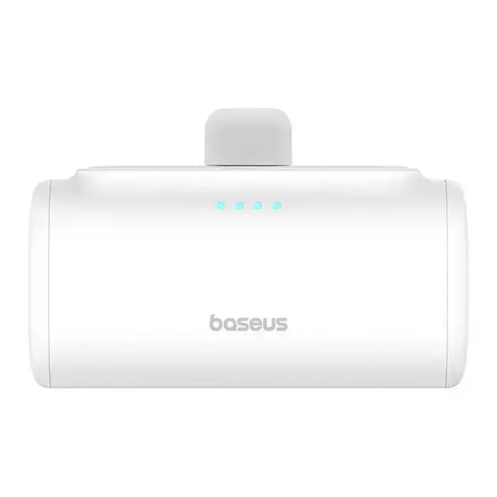 Baseus Compact IP external battery (powerbank) | 5000 mAh | 20W | USB-C, Lightning | white Photo