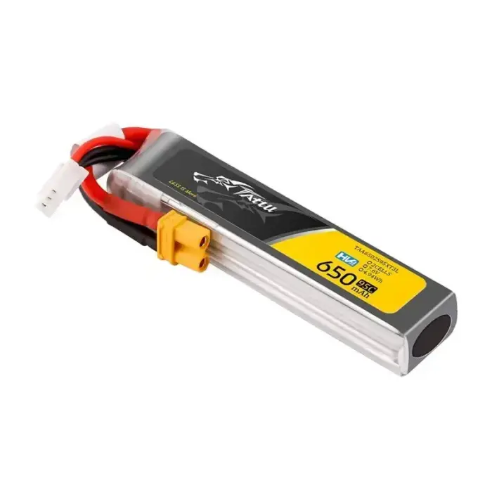 Accumulator Lipo Tattu 2s 650mAh 95C 7.6V HV z XT30 Long-Pack Photo