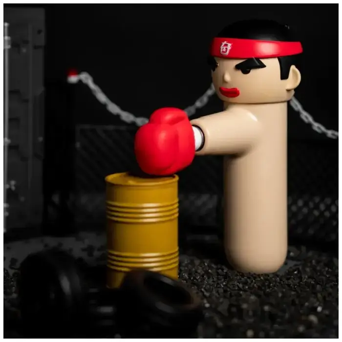 Mini massage gun 4smarts ACECOOL KungFu Boxer beige Фото num