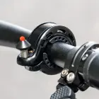 Dzwonek rowerowy w kształcie litery Q 100db - czarny Foto 2
