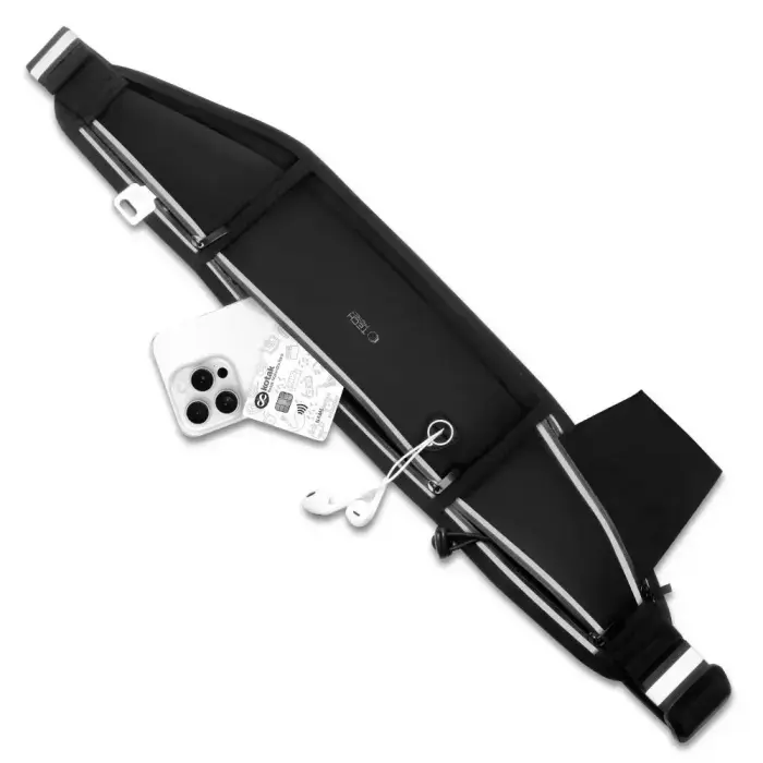 Tech-Protect M3 Universal Sport Waist Bag - Black Photo