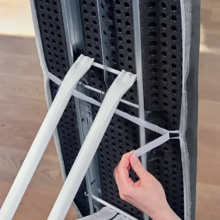 LEIFHEIT Gludināmā dēļa audums Thermo Reflect S/M Black 125x40cm Foto 3