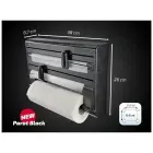 Papīra, folijas, plēves turētājs Parat Black  Foto 3