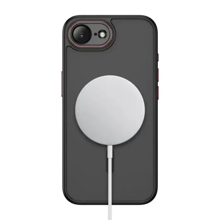 TECH-PROTECT MAGCAM MAGSAFE IPHONE 16E / 17E BLACK/RED Photo
