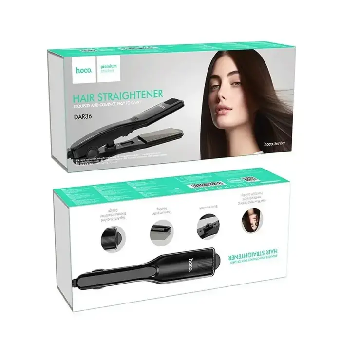Hair straightener Hoco DAR36 black Фото num