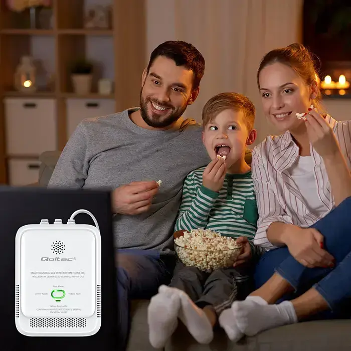 Qoltec  Certified natural gas leak sensor | CH4 detector | NG | 85dB alarm | LED Фото num