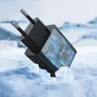 Devia wall charger Rocket PD 45W 1x USB-C white + cable USB-C - USB-C Photo