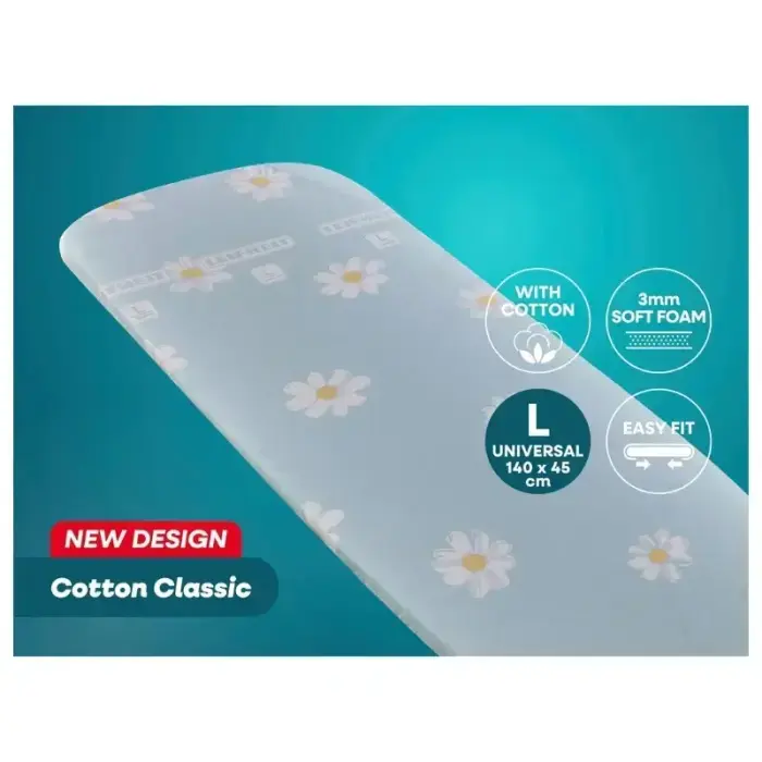 Gludināmā dēļa audums Cotton Classic L/Universal 140x45cm  Foto 2