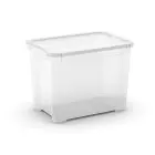 Box with lid T Box S 20L 26,5x38x28,5cm transparent Photo
