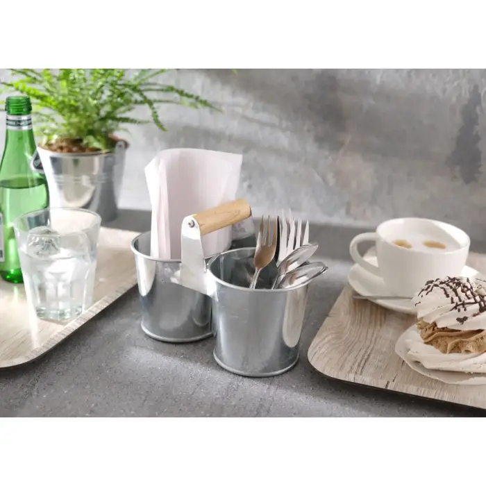 Taca do serwowania laminowana jasne drewno 430 x 330 mm - Hendi 508862 Foto 8