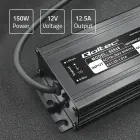 Qoltec LED Driver IP67 150W | 12V | 12.5A | Waterproof | Black Foto 5