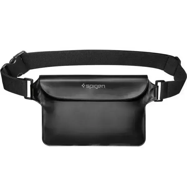 Spigen Universal Waterproof A621 Case & Waist Bag Black AMP04533 Photo
