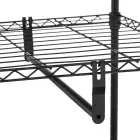 Regał druciany na ubrania do garderoby szatni 4 półki 3 wieszaki 119 x 45 x 179.5 cm do 270 kg Foto 3