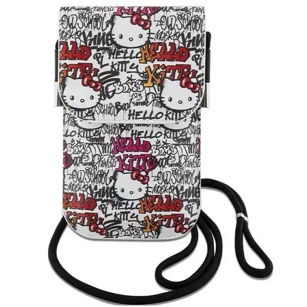 Hello Kitty Leather Tags Graffiti Cord bag - beige Foto 2