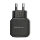 Qoltec Charger | 20W | 5-12V | 1.67-3A | USB type C | PD | Black Photo