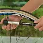 Mała pompka rowerowa 7 bar aluminium dł. 17cm - czarna Фото num