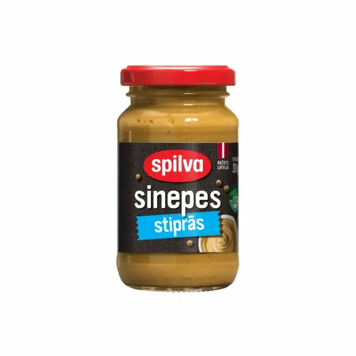 Stiprās sinepes SPILVA, 220g Foto 2