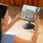 Wozinsky WRS-DSY84SS 360° Rotating Aluminum Tablet Stand - Gray Foto 1