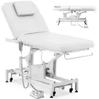 Łóżko stół kosmetyczny do masażu elektryczny 2 silniki 200 kg LYON - białe Foto 1
