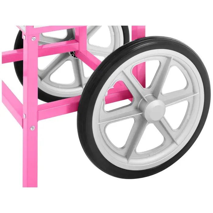 Mobilna maszyna do waty cukrowej z wózkiem Foto 6