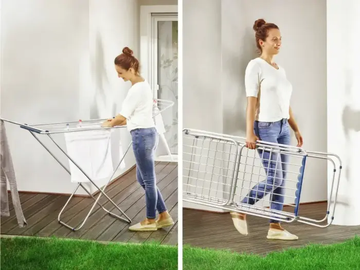 LEIFHEIT Classic Tumble Dryer Siena 180 Easy Aluminium Photo