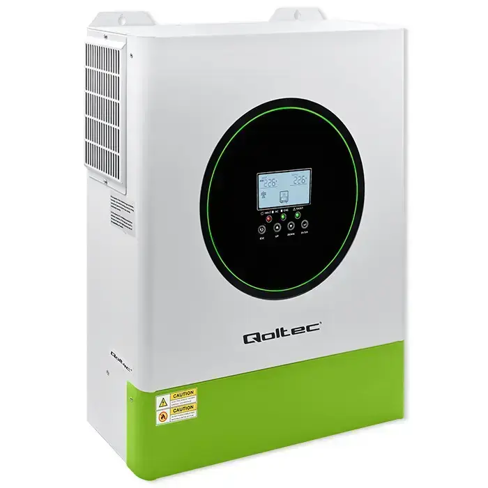 Qoltec Hybrid Solar Inverter Off-Grid 11000W | 160A | 48V| MPPT | BMS | AGM GEL LiFePO4 | Sinus | Wi-Fi option | Power factor 1.0  Foto 12