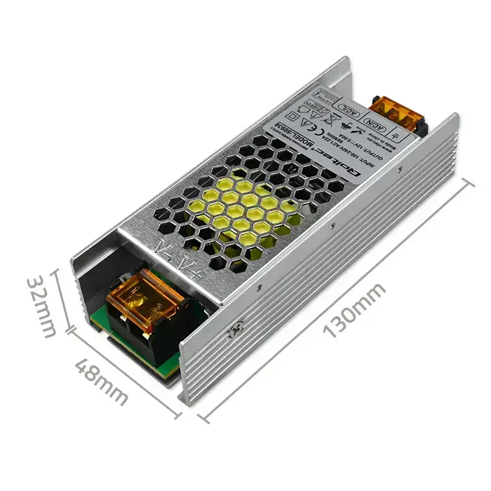 Qoltec LED Driver IP20 60W | 12V | 5A | Slim case Photo