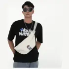 Nimmy Nerka na ramię khaki Crossbody      Glasses Cool Dog Foto 9