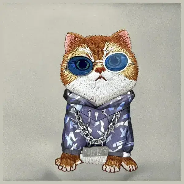 Nimmy Nerka na ramię szary|gray           Crossbody Glasses Cool Cat Foto 3