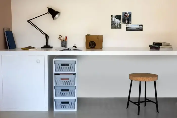 Комод на колесиках с 4 перфорированными ящиками 11л Infinity серый Фото num