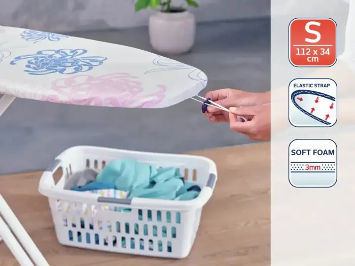 LEIFHEIT Gludināmā dēļa audums Cotton Classic S 112x34cm Foto 2