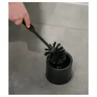 Toilet brush with holder MODERN black Photo