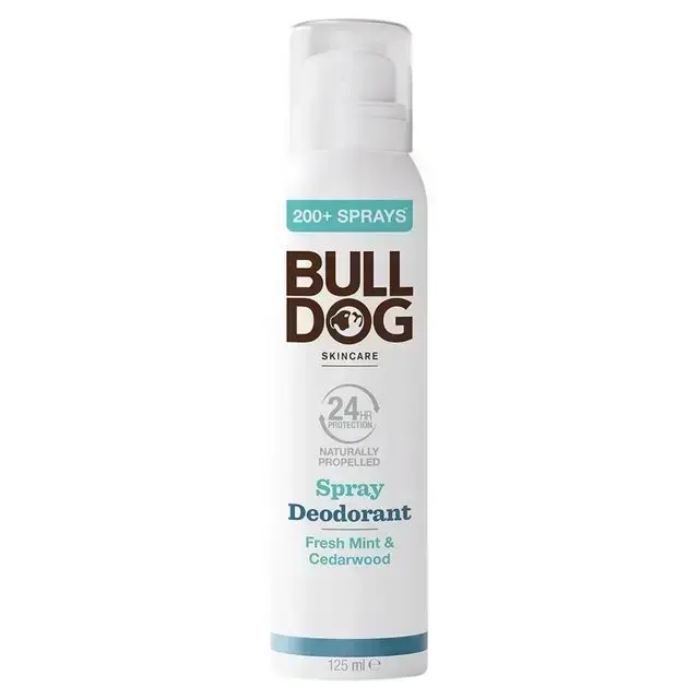 Bulldog Fresh Mint & Cedarwood Spray Deodorant 125 Ml Photo