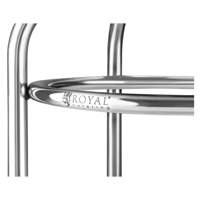 Stołek taboret okrągły ze stali nierdzewnej do kuchni Foto 4