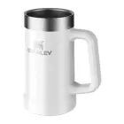 Beer mug The Big Grip Beer Stein 0.7L glossy white Photo