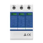 Qoltec DC surge protector arrester | 3P | 1000V | T2 | C Foto 10