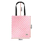 Shopping bag Wonder pattern 2 light pink polka-dot Foto 6