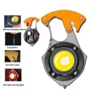 Mini flashlight LED keychain W5143 Type C with 2 screwdriver bits orange Photo
